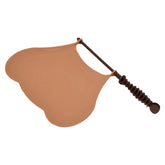 Kuber Industries Hand Fan | Plastic Hath Pankha | Hand Fan for Summer | Beejna for Natural Air | Caty Fan | Useful for Travel | Hand Fan for Cool Air | Brown